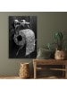 OnlyWow Metallbild Toilettenpapier