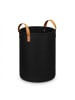 relaxdays Wäschekorb in Schwarz - 28 Liter