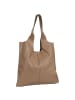 Toscanto Toscanto Shopper Leder taupe, beige ca. 37cm