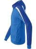 erima Liga 2.0 Trainingsjacke mit Kapuze in new royal/true blue/weiss