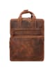 Greenburry Vintage Rucksack Leder 38 cm Laptopfach braun