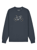 wat? Apparel Sweatshirt Doodle Bike in India Ink Grey
