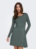 ONLY Strickkleid in Balsam Green
