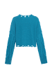 myMo Damen Strickpullover in TÜRKIS