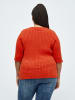 Peppercorn Pullover in RED ORANGE