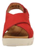 Clarks Sandalen in Rot