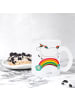 Mr. & Mrs. Panda Tasse Einhorn Regenbogen ohne Spruch in Transparent