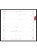 TeNeues Calendars & Stationery Kalender - Zettler Taschenplaner 1W/1S farblich sortiert (schwarz, bordeaux, bl