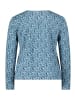 BETTY & CO Rundkragen Langarmshirt für Damen in blau