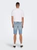 ONLY & SONS Jeans-Shorts in Light Blue Denim