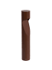 Beliani Pollerleuchte CAROI in Braun - (W) 10 x (H) 60 x (L) 10 cm