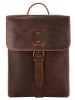 X-ZONE Rucksack echt Leder in cognac