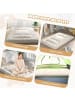 COSTWAY Tatami-Matte 140x200cm in Beige