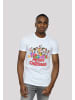 F4NT4STIC T-Shirt Disney Micky Maus Merry Christmas in weiß