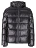 Urban Classics Urban Classics Recycled Zip neck Puffer Jacket in black