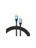 Wisam® HDMI 2.0 4K-Kabel 60Hz Videokabel HDMI-Stecker 1m Blau
