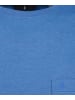 Ragman Softknit T-Shirt Rundhals in Blau