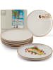 Sänger Speiseteller Set Rio Creme - 6 teilig aus Steingut