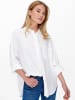 ONLY BRUXELLES L/S LIN BL SHIRT PNT NOOS in Bright White