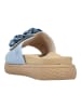 rieker Pantoletten in Aqua