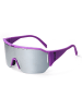 YEAZ SUNVIBE Sport-Sonnenbrille Black/Silver in violett / silber
