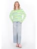 myMo Cardigan in green multicolor