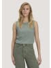 Hessnatur Jersey Top in mattgrün
