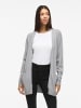 Vila Strickjacke in Light Grey Melange