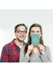 Mr. & Mrs. Panda Kunstkarte Spruch Oma Kalorien mit Spruch in Meeresbrise