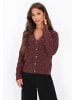 faina Women Cardigan in burgundy