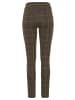 LASCANA Leggings in beige braun kariert