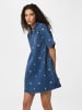 Pieces Jeanskleid in Medium Blue Denim