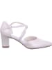 Piece of Mind Pumps in metallic