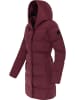 ragwear Steppmantel Niani YOUMODO in Wine Red