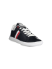 Tommy Hilfiger Blau Leder Herren Sneaker
