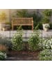 relaxdays 4 x Rankgitter "Vogel" in Schwarz - (B)50 x (H)116 cm