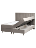 Beliani Doppelbett DAME in Beige - (W) 162 x (H) 124 x (L) 207 cm