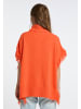 IZIA Strick Poncho in Orange