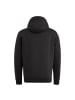 PME Legend Hoodie 3T Cross Fleece in black onyx