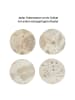 Butlers Butlers Untersetzer MARBLE 4er-Set in Beige