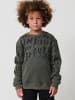 KOROSHI Kinder-Sweatshirt mit Rundhalsausschnitt in khaki