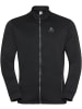 Odlo Longsleeve "Midlayer Full Zip Berra" in Schwarz