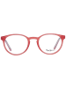 Pepe Jeans Damen Optische Fassungen Rund Rot