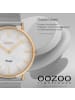 Oozoo Analog-Armbanduhr Oozoo Vintage Series silber groß (ca. 40mm)