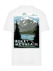 F4NT4STIC Oversize T-Shirt US National Parks Rocky Mountain National Park in weiß