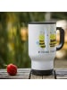 Mr. & Mrs. Panda Kaffeebecher To Go Biene Verliebt mit Spruch in Weiß