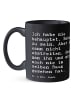 Mr. & Mrs. Panda Kaffeetasse Ich habe nie behauptet,... mit Spruch in Schwarz