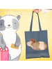 Mr. & Mrs. Panda Einkaufstasche Meerschweinchen Weisheit ohne Sp... in Indigo Blue