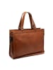 The Chesterfield Brand Manly Schultertasche Leder 40 cm Laptopfach cognac
