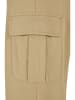 Urban Classics Urban Classics Damen Ladies Highwaist Wide Leg Cargo Terry Pants in unionbeige